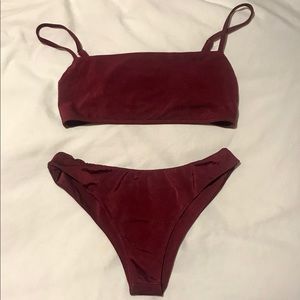 cheeky high thigh bikini NWOT